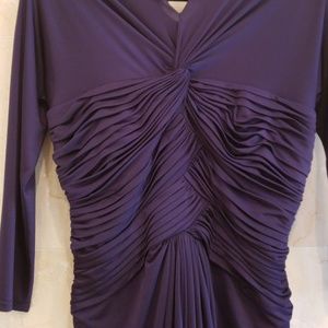 BEAUTIFUL PURPLE TADASHI SHOJI KNEE LENGTH DRESS